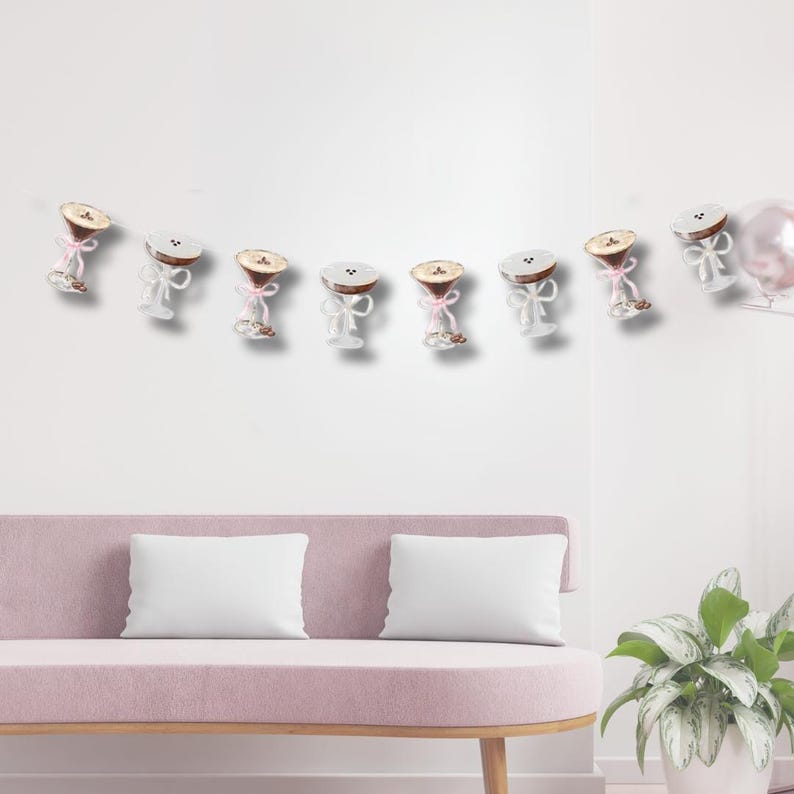 A Tini Bit Older Birthday Party Decoration Banner Espresso Martini Decoration Birthday 21st 25th 30th 35th Thirty Birthday Balloon Martini image 12