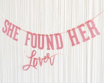 Bridal Era Theme Bachelorette Banner She Found Her Lover Swiftie Bachelorette Decoration Purple Pink Swift Theme Party In My Bride Era