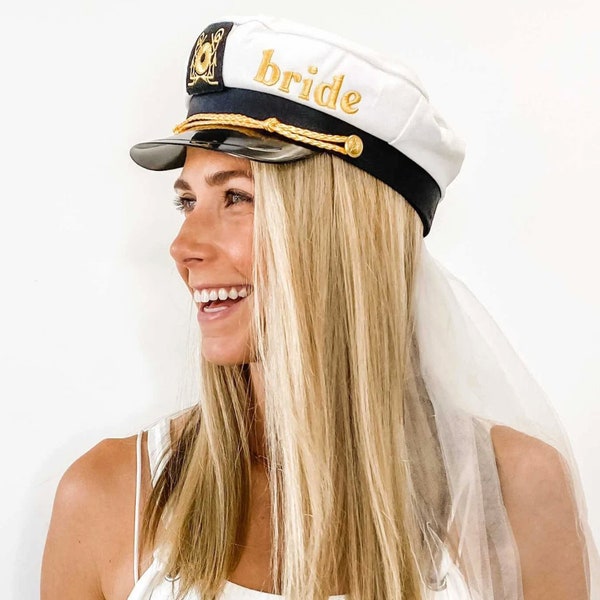 Bride Captain Hat Etsy