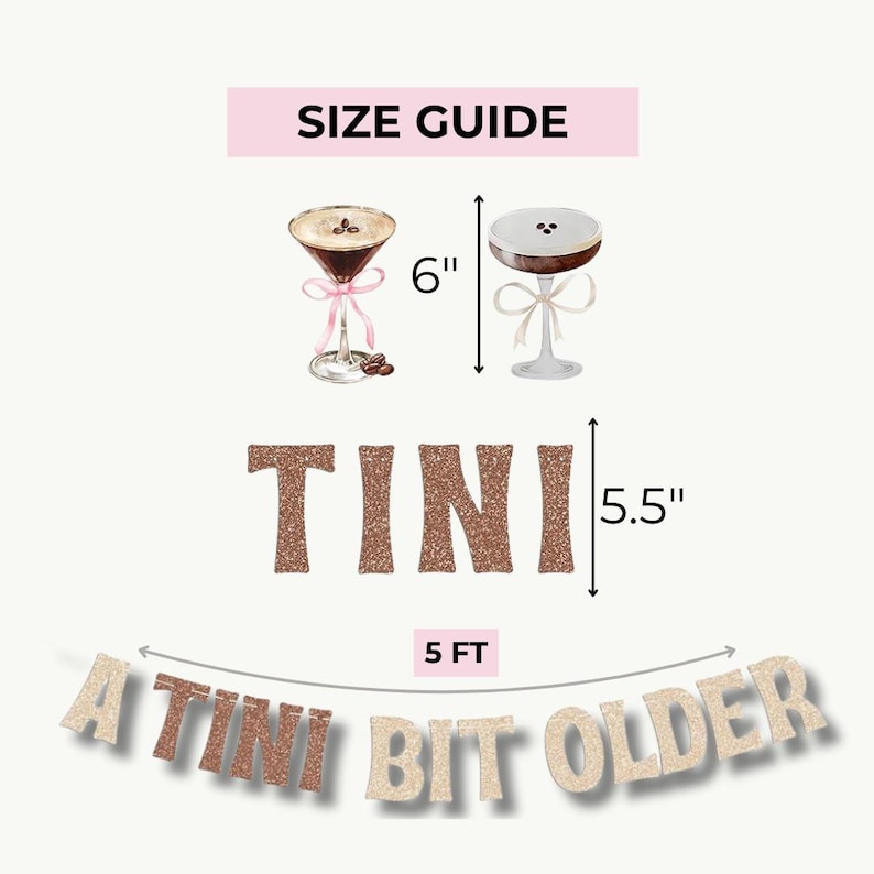 the size guide for a tiny bittolder