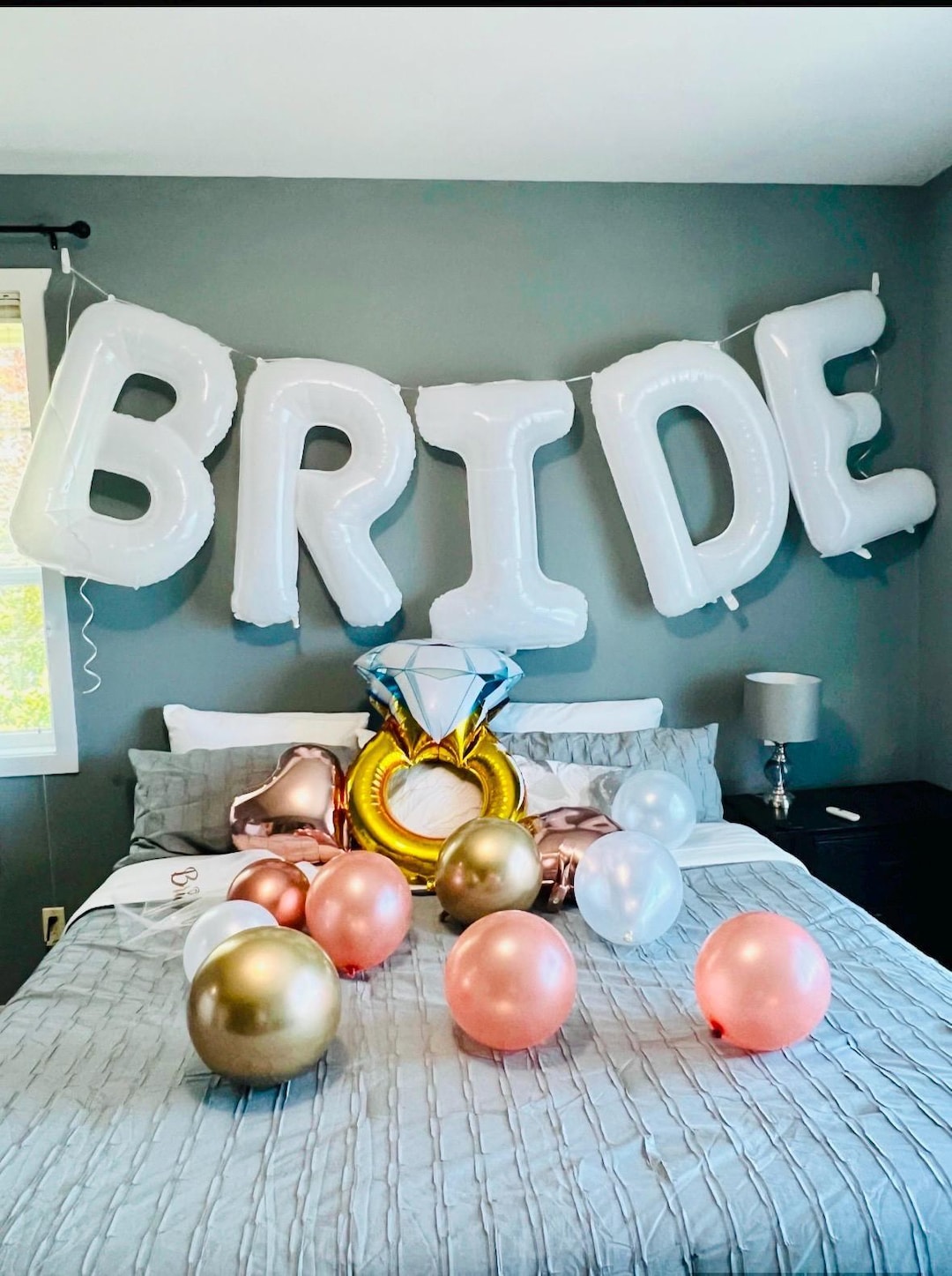 Jumbo Bride Balloon for Bachelorette Decoration Bride to Be Banner — free download