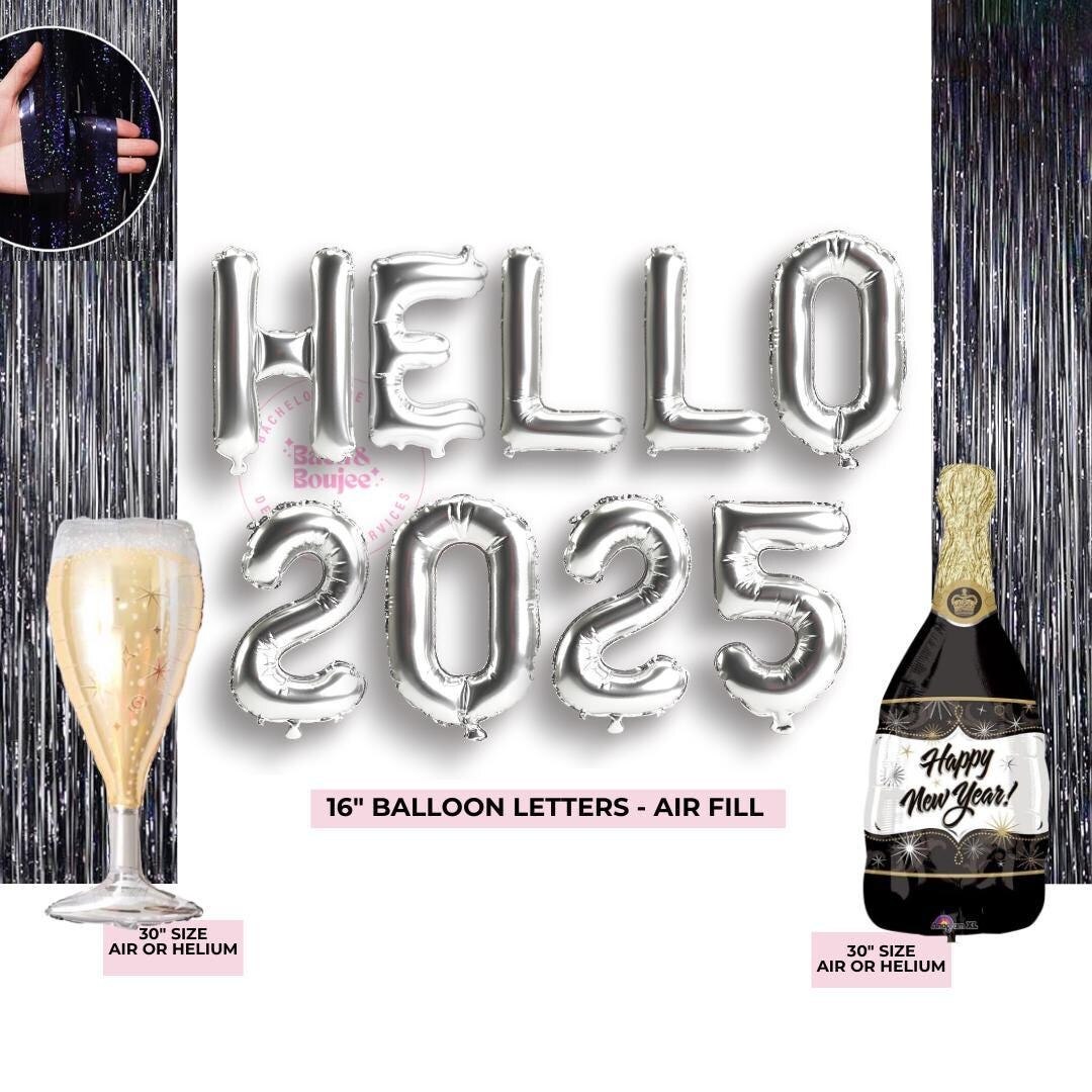 New Year Party Decorations - Black Gold Paper Lanterns, Fans & Honeycomb Ball Set