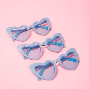 Camp Bachelorette Green Sunglasses Camp Bach Accessories Lets Get Toasted Bride Gift for Bridesmaids Personalized Hen Party Heart Sunglasses Blue