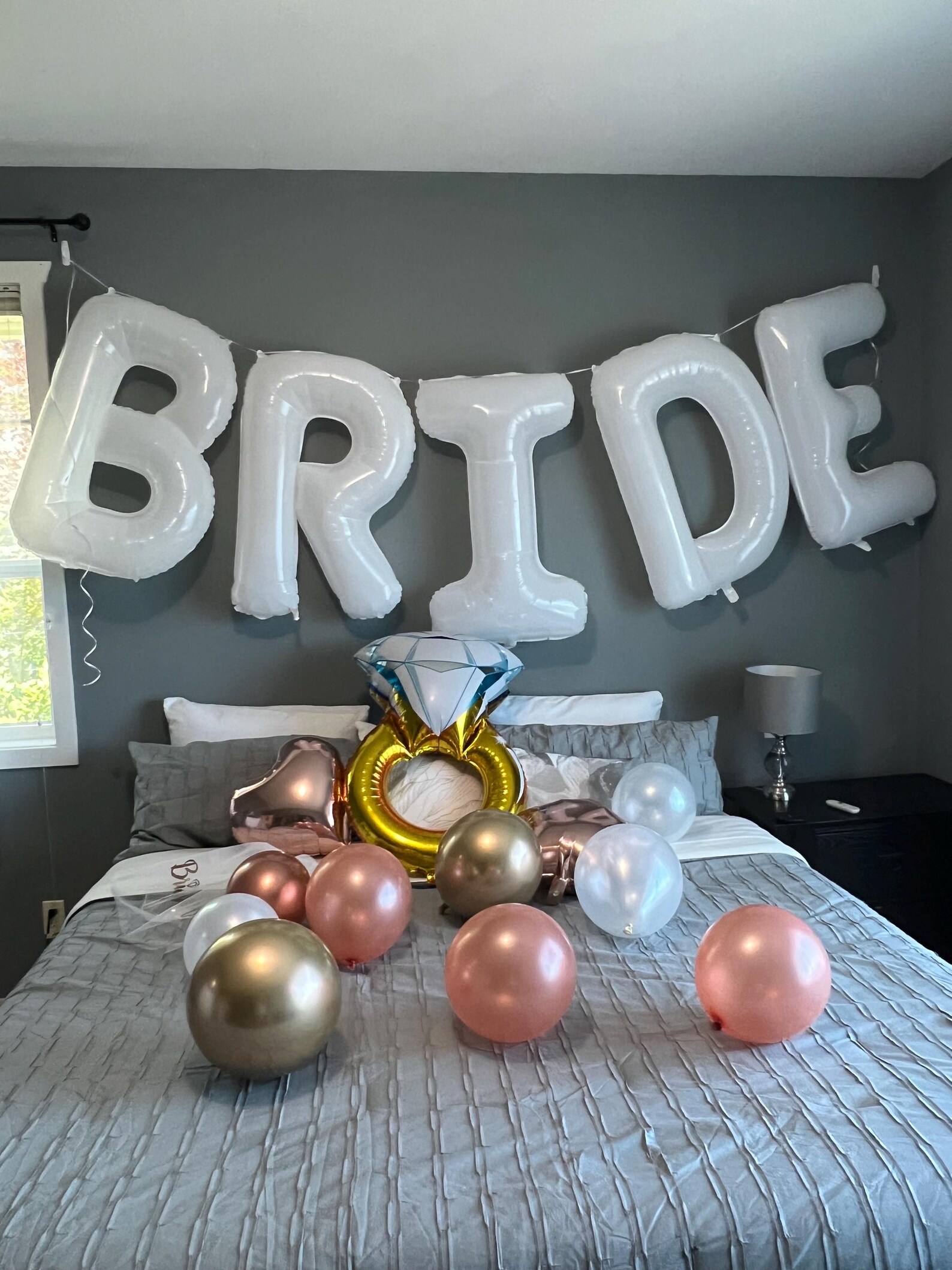 Cream Jumbo Bride Balloon Neutral Beige Bachelorette Boho Decor Large Cream Jumbo Bride Balloon Neutral Beige Bachelorette Boho Decor Large