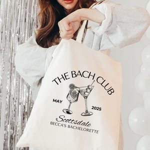 Sacs fourre-tout personnalisés Groupe EVJF Social Club Club Bach EVJF EVJF