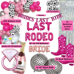Cowgirl Bachelorette Nashville Bachelorette Decorations Lets Go Girls Last Rodeo Bachelorette Party Nash Bash Country Bachelorette Hen Party