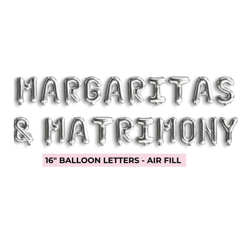 Margs and Matrimony Balloon Margarita Bachelorette Decoration Margarita Balloon Bachelorette Theme Tequila Hen Party Bride Balloon image 5