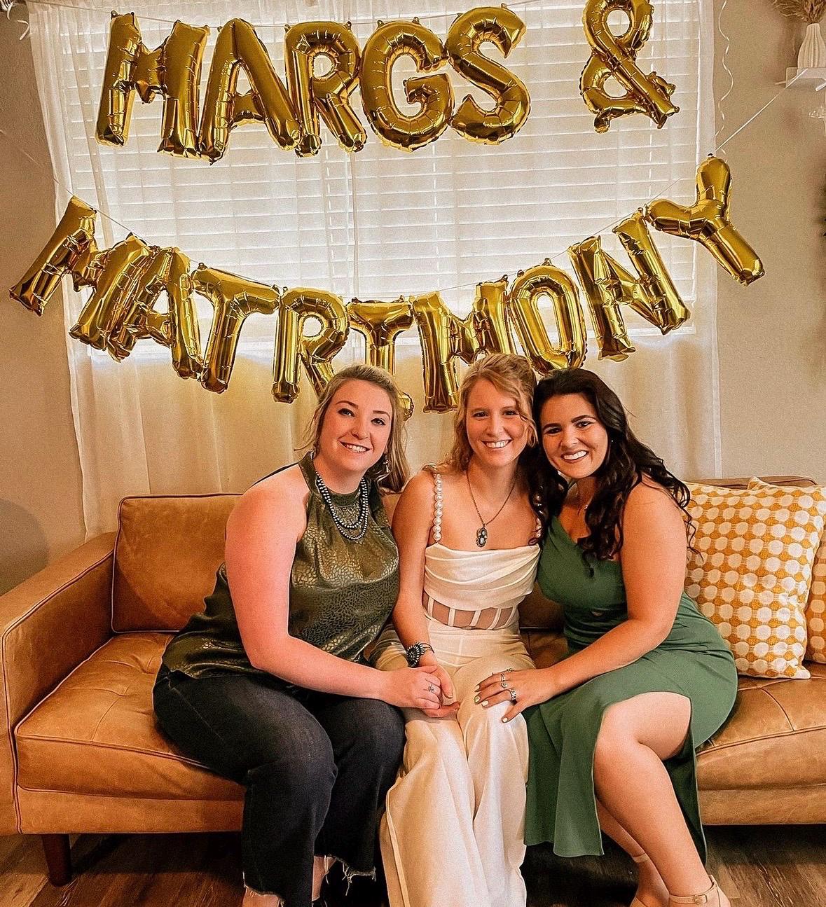 Margs and Matrimony Bachelorette Margarita Balloon Arch Margarita ...