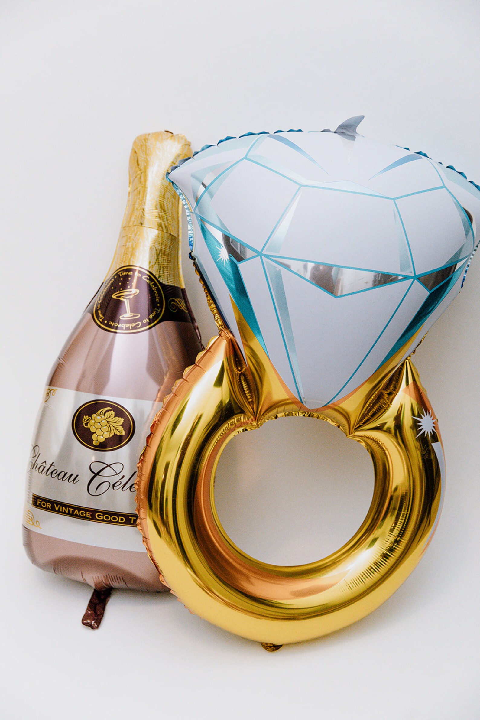 Jumbo Ring Bride Balloon for Large Balloon Engagement Ring Bachelorette ...