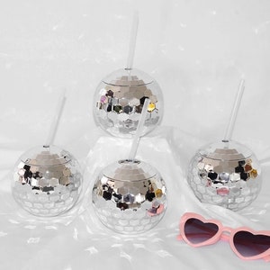 Disco Ball Cup Disco Cup Tumbler Last Disco Bachelorette Decoration Mamma Mia Party Disco Party Last Disco Hen Party Disco Ball Balloon