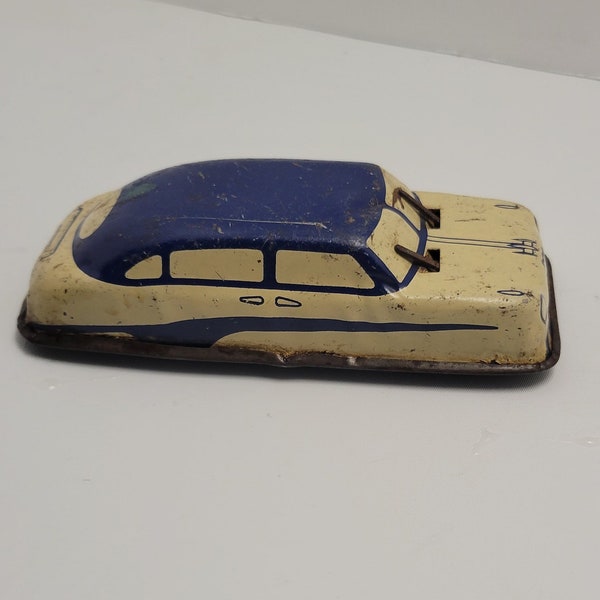 1950’s Argo Friction Wipers  Tin Car Blue Litho
