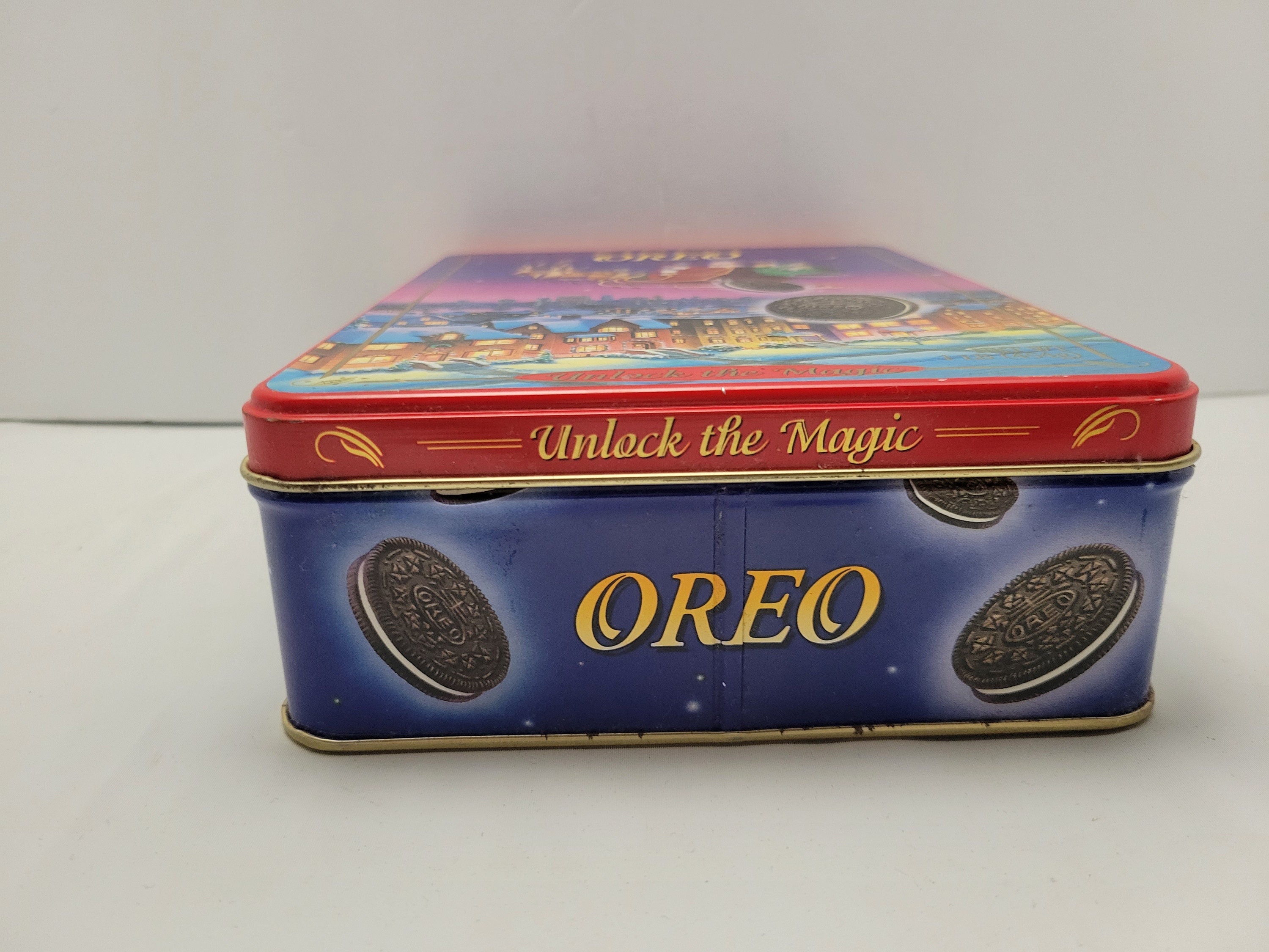 1995 Oreo Collectible Christmas Tin could It Really Be Santa Etsy