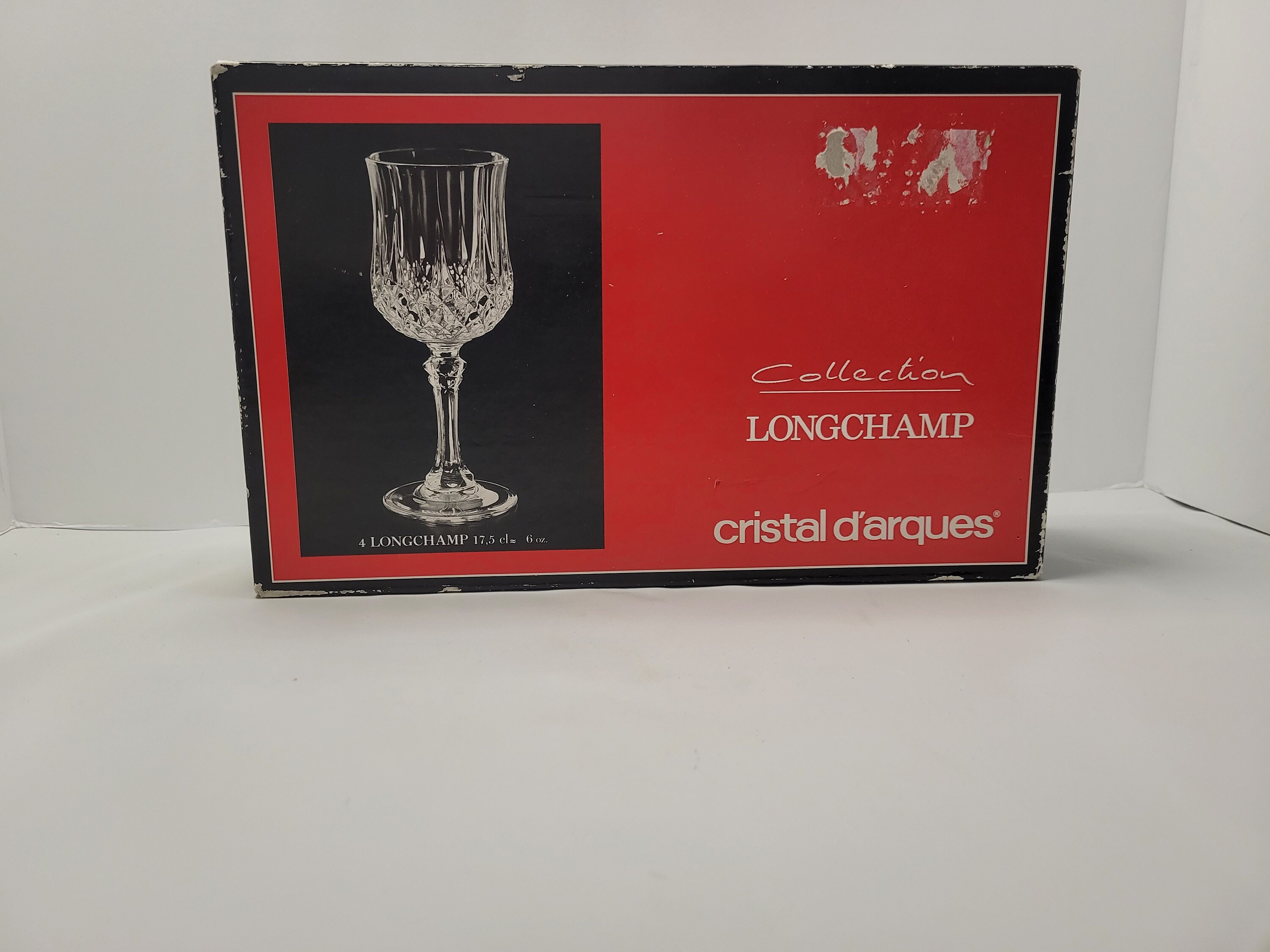 Longchamp Goblets Cristal D Arques Durand 6 Oz. Lead Crystal New in