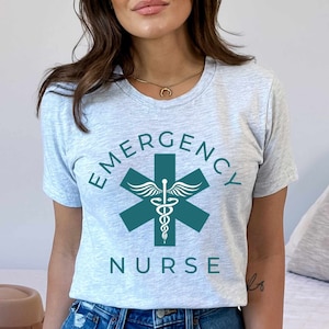 ER Nurse T-Shirt Emergency Department T Shirt ED RN Tee Emergency Medicine Registered Nurse Graduation Gift Er Nurse Gift
