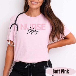 Personalized Nurse T-Shirt, Custom RN LPN Team Tee