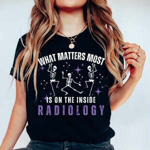 Rad Tech Skeleton T-Shirt: Radiology Team Work Shirt