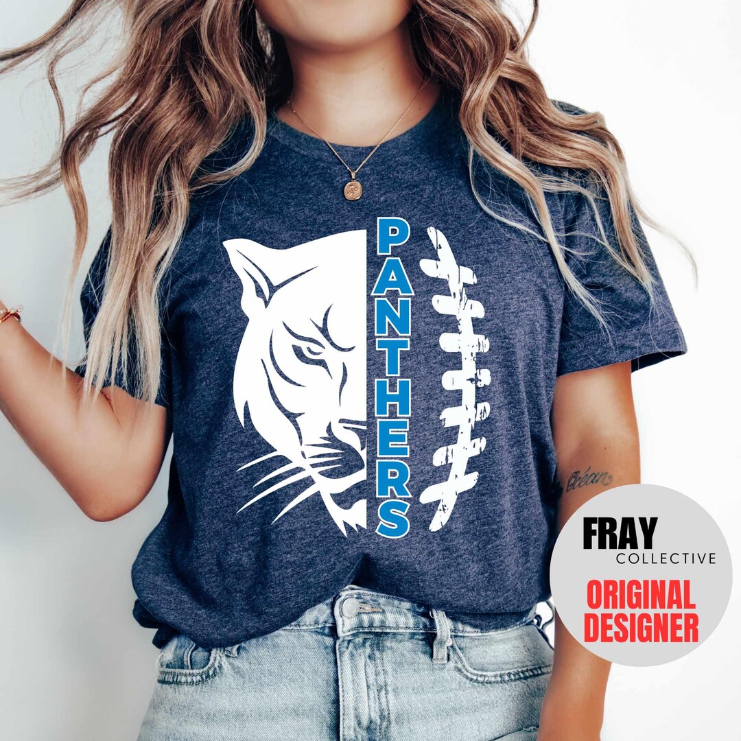 Panthers Football Shirt | Custom Panthers Football Tshirt | Choose Your ...