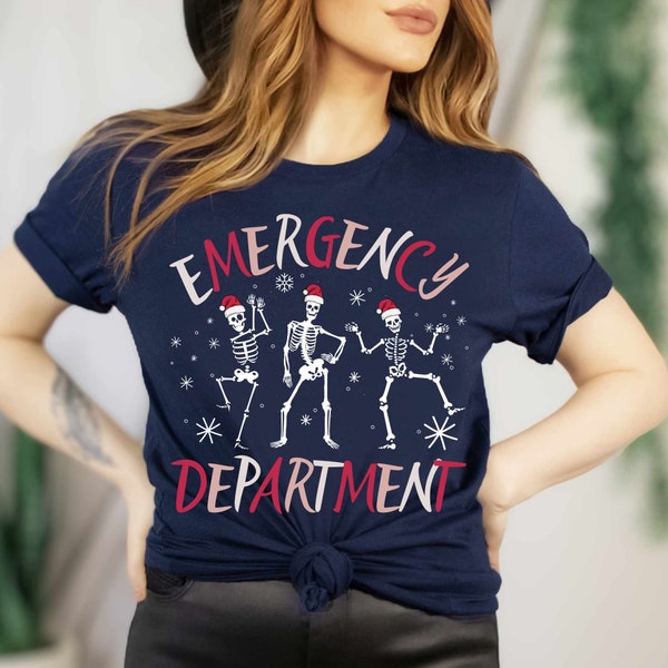 ER Department Christmas Shirt ER Nurse T Shirt RN Christmas Shirt Ed Nurse Shirt Xmas Nurse Shirt Holiday Nurse Shirt Er Tee Christmas Gift