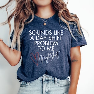 Funny Nurse T-Shirt: Night Shift Squad Tee, Registered Nurse Gift