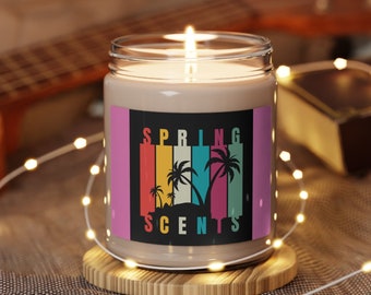 Spring Scents: Nature's Gifts of Love, Tranquillity, and Harmony Relax and let your body bask in the essence, Scented Soy Candle, 9oz