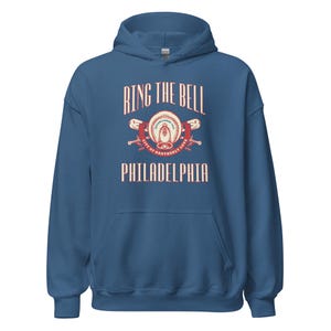 Philadelphia Phillies Sweatshirt - Ring the Bell Hoodie Philly Cozy Warm Cool Trendy Men Women Unisex Design MLB Baseball Christmas Gift