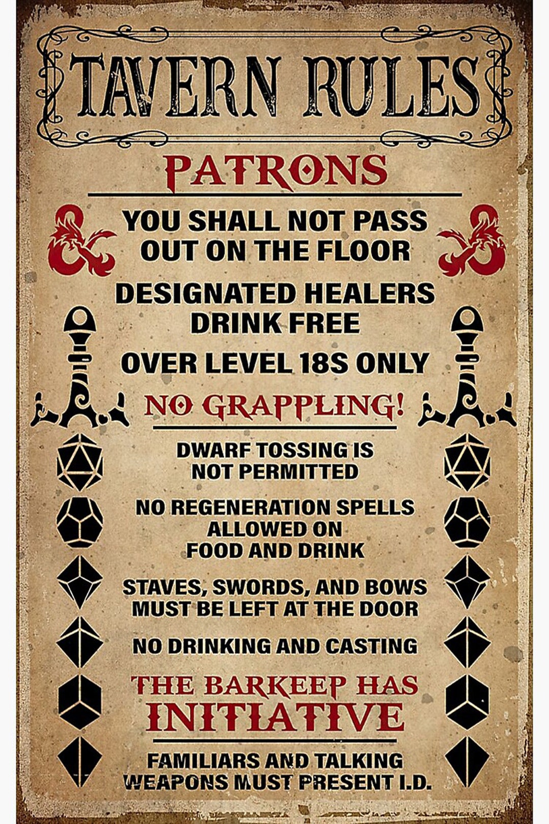 Tavern Rules D D Poster Patronss The Barkeep Poster Bar Pub Etsy Canada tavern-rules-d-d-poster-patronss-the-barkeep-poster-bar-pub-etsy-canada