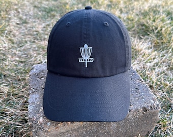 Disc Golf Basket Dad Hat - Frisbee Golf Cap - Ultimate