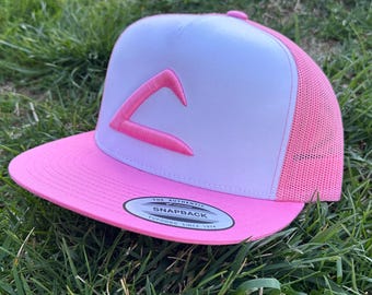 Pink  Ash Ketchum Pokémon Hat – Embroidered Anime Cosplay Snapback