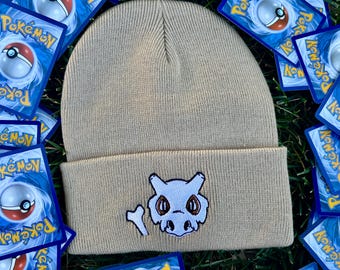 Cubone Embroidered Beanie – Pokémon Hat