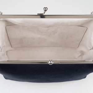 Woven Texture Kisslock Clutch Evening Bag main image 0