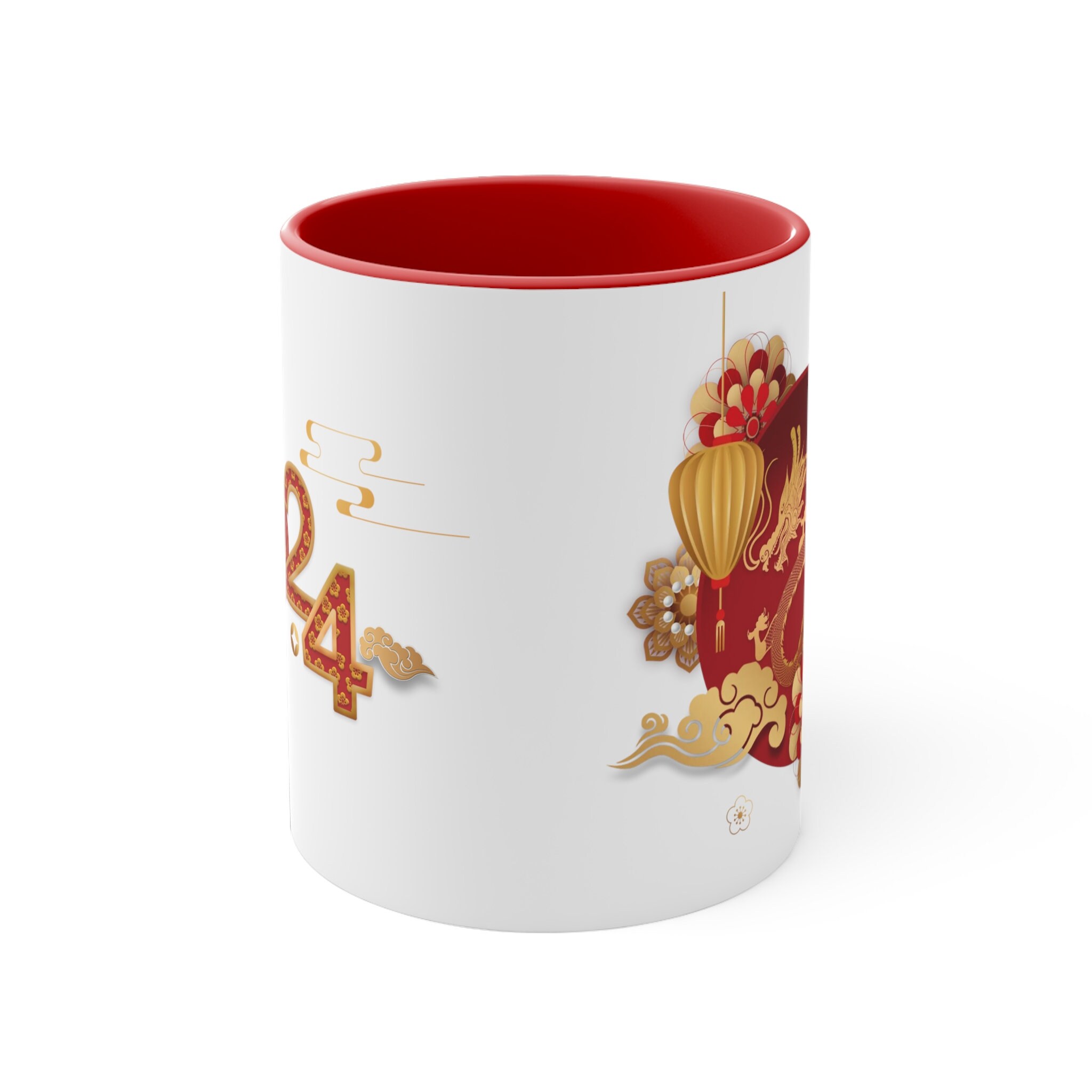 Chinese New Year Mug, Lunar New Year Mug, Year of the Dragon, Happy New