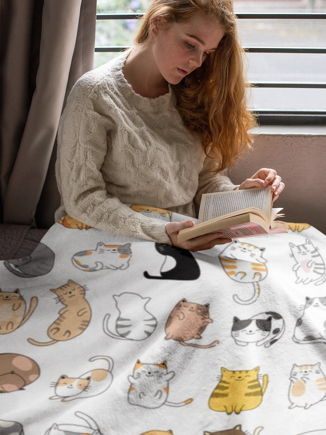 Cats Blanket Cats Print Blanket Cat Throw Blanket Cat