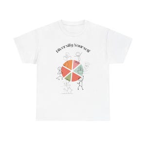 Diversify Yourself-T-shirt, T-shirt voor geestelijke gezondheid