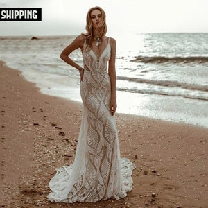 Beach Wedding Dress - Etsy