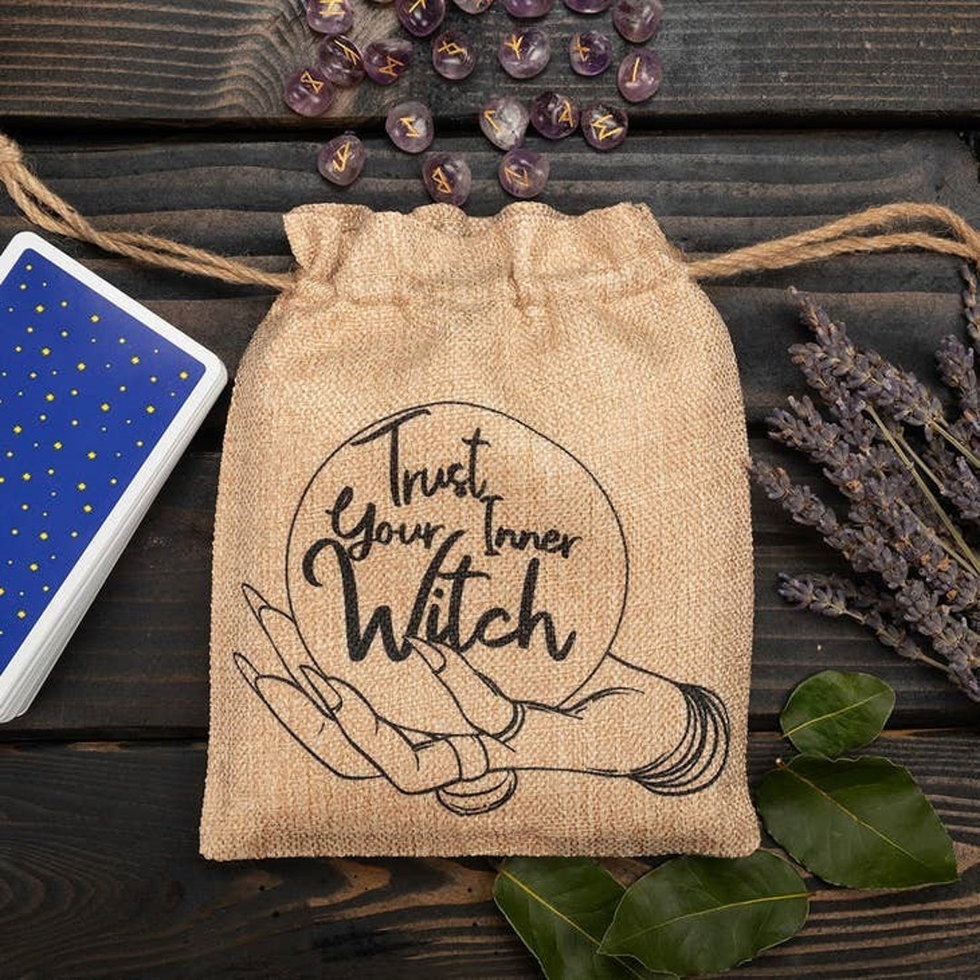 Trust Your Inner Witch Large Tarot Crystal Pouch - Etsy