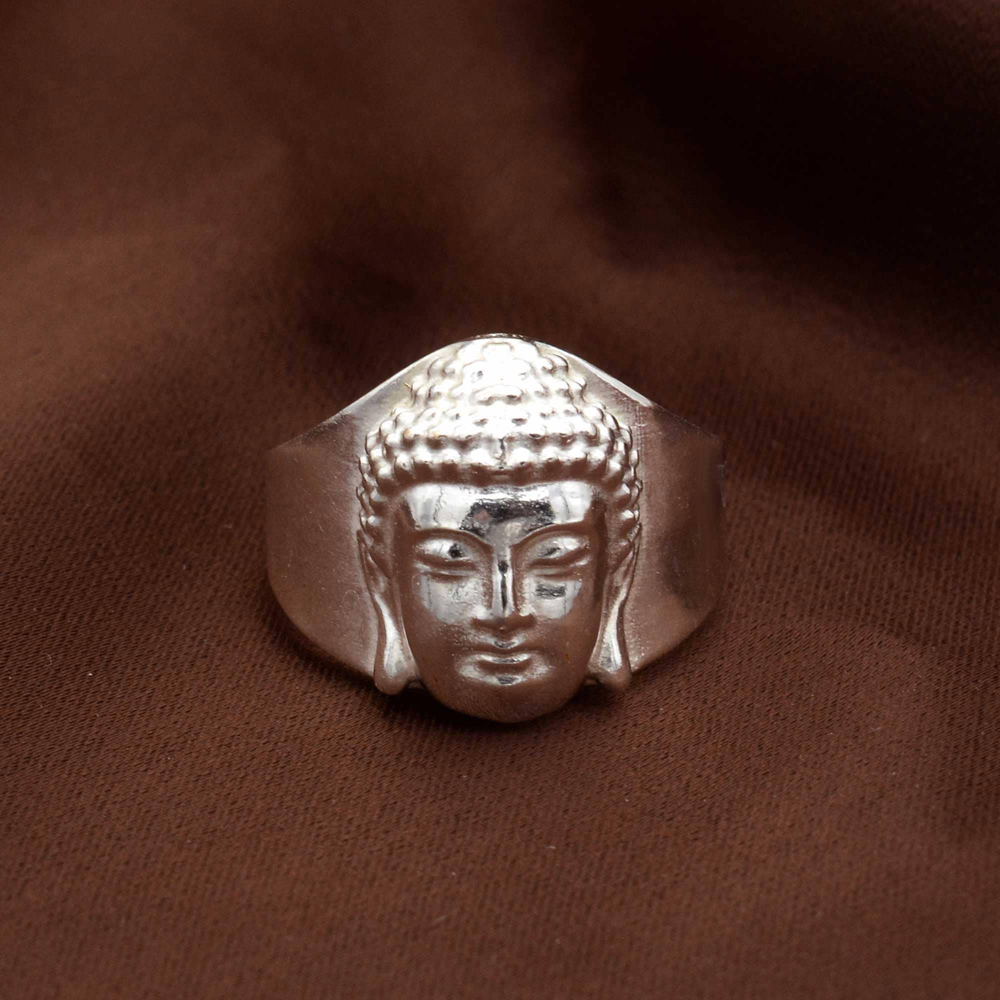 Silver buddha ring - Etsy 日本