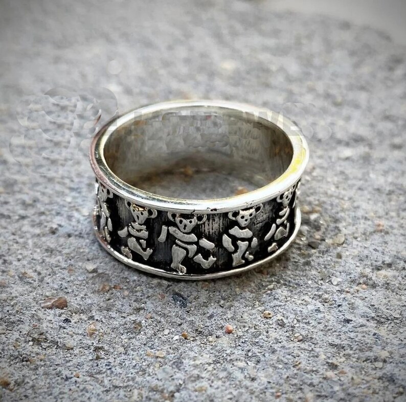 925 Sterling Silber Ring Feng Shui Ring Für Herren - American Highway Route 66 Design In 925 Sterling Silber Herren Ring Feng Shui