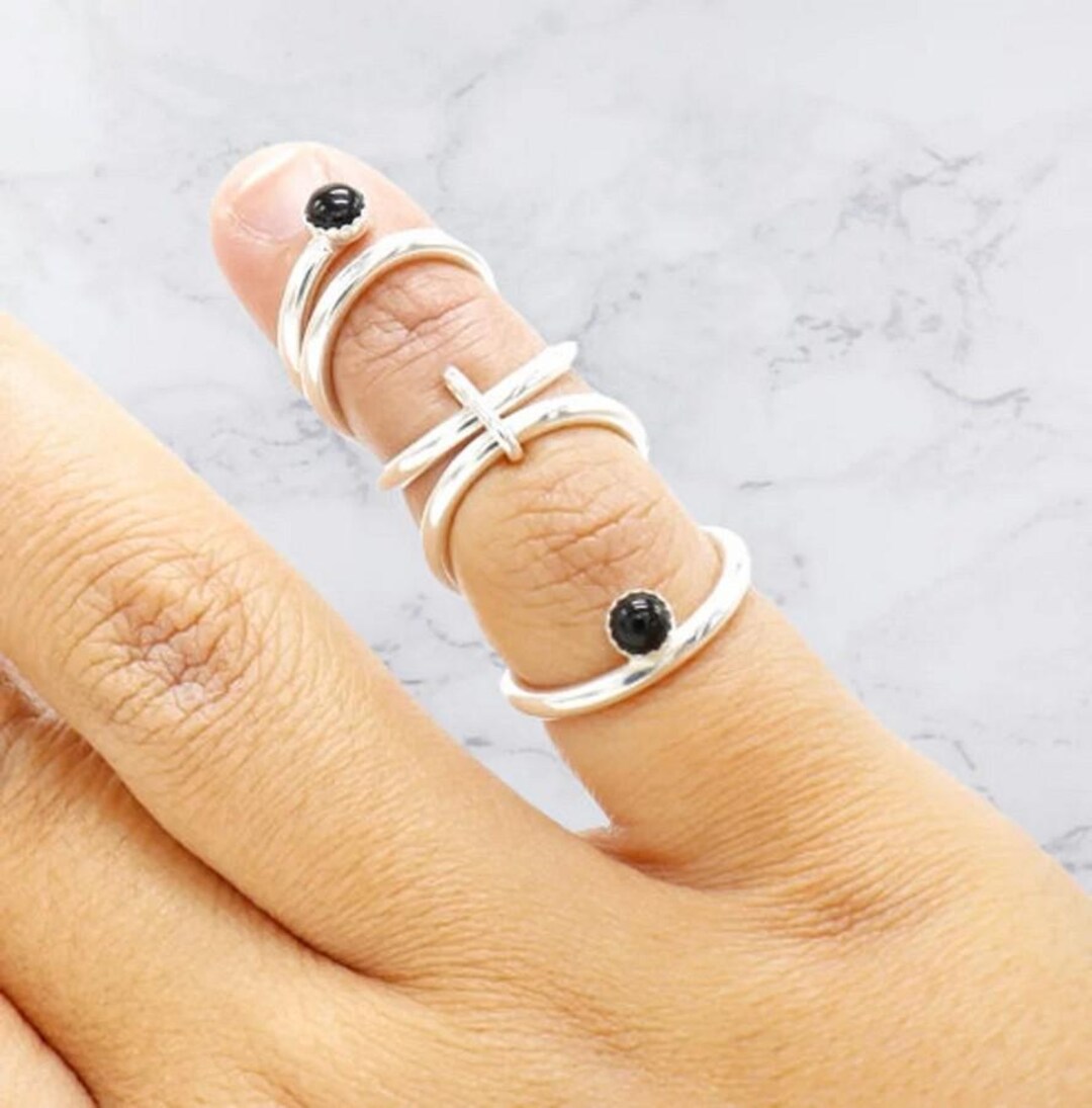 Copper Finger Splint Rings | Arthritis Ring For Unisex | Splint Ring For PIP Or DIP Joint | Arthritis Thumb Toe Finger Rings For Unisex