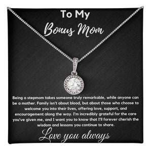 Adoptive Mom Gift For Women, Foster Mom Necklace Gift, Adoptive Mom Christmas Gift For Stepmother, Second Mom Gift, Bonus Mom Gift, Stepmom
