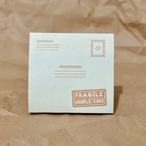 Cute Letter Mail Inspired Sticky Note - Sticky Note - Decorative Memo and Notes / Stationery - Kawaii Sticky Note / Note Pad - Memo Pad