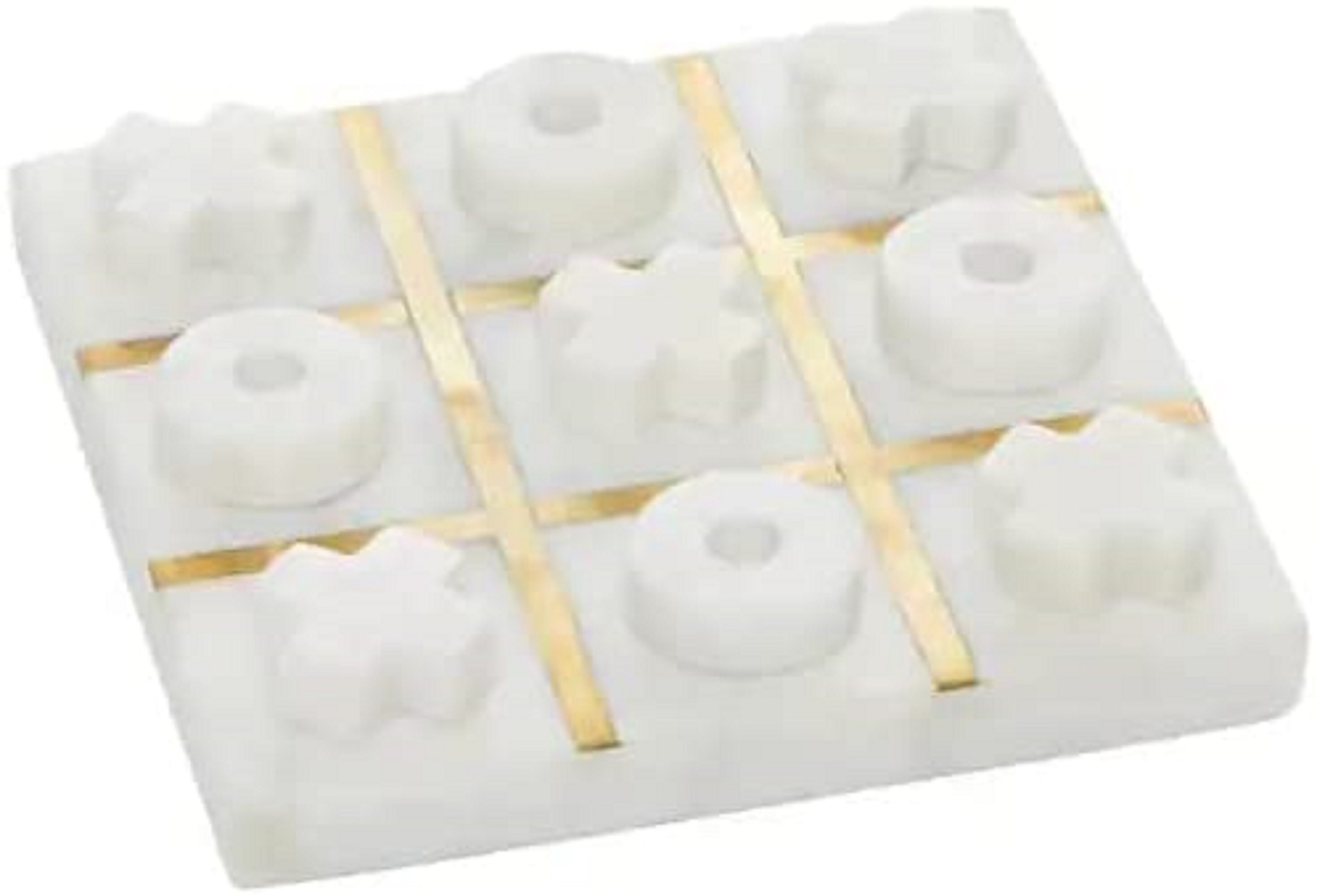 White marble tic store tac toe