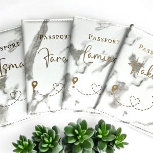 Personalized passport holder