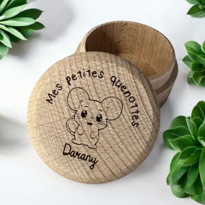 Personalized baby tooth box