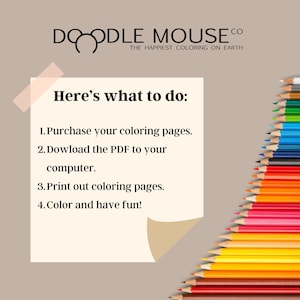 Digital Download: Disneyland Coloring Pages Unlock the Magic at Home - Etsy