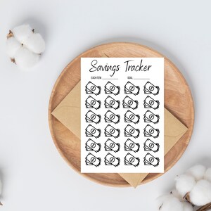 Savings Tracker Coloring Sheet Printable | Coloring Sheet | Savings Challenge | Savings Tracker | Printable