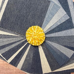 42pc Precut Denim Squares 6”x6” for Quilting, Patchwork, Upcycled Crafts