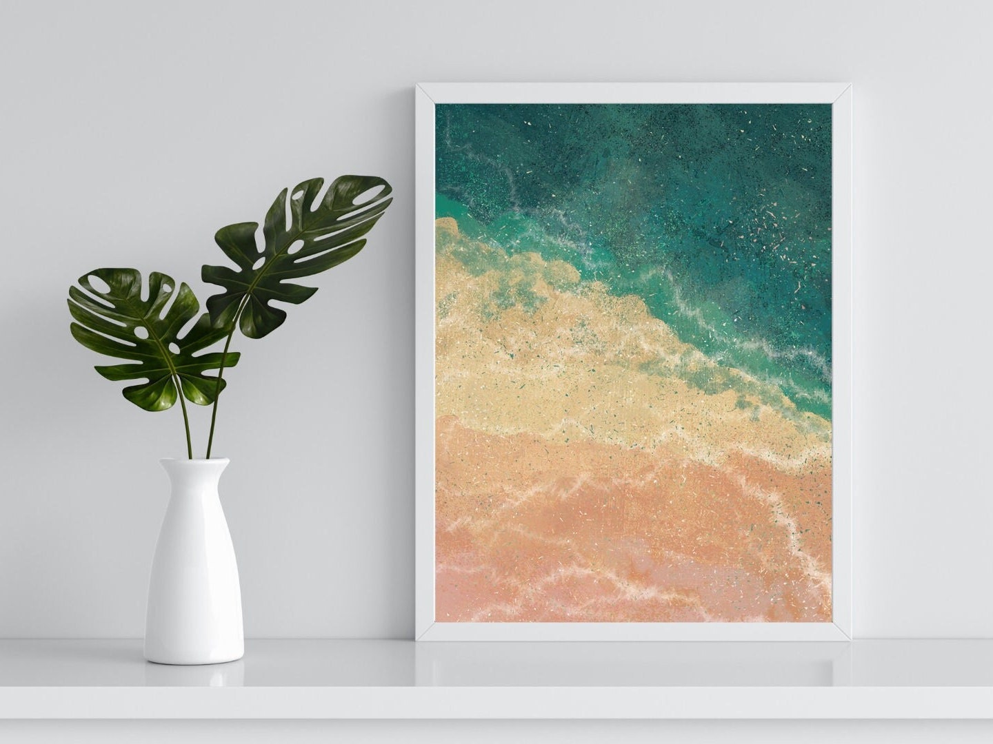 Boho Sea Beach Chic Printable Wall Art - Etsy
