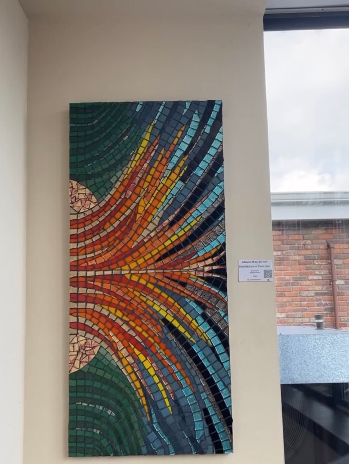 Modern Mosaic Flair - Handcrafted Wall Decor for Living Room or Office ...