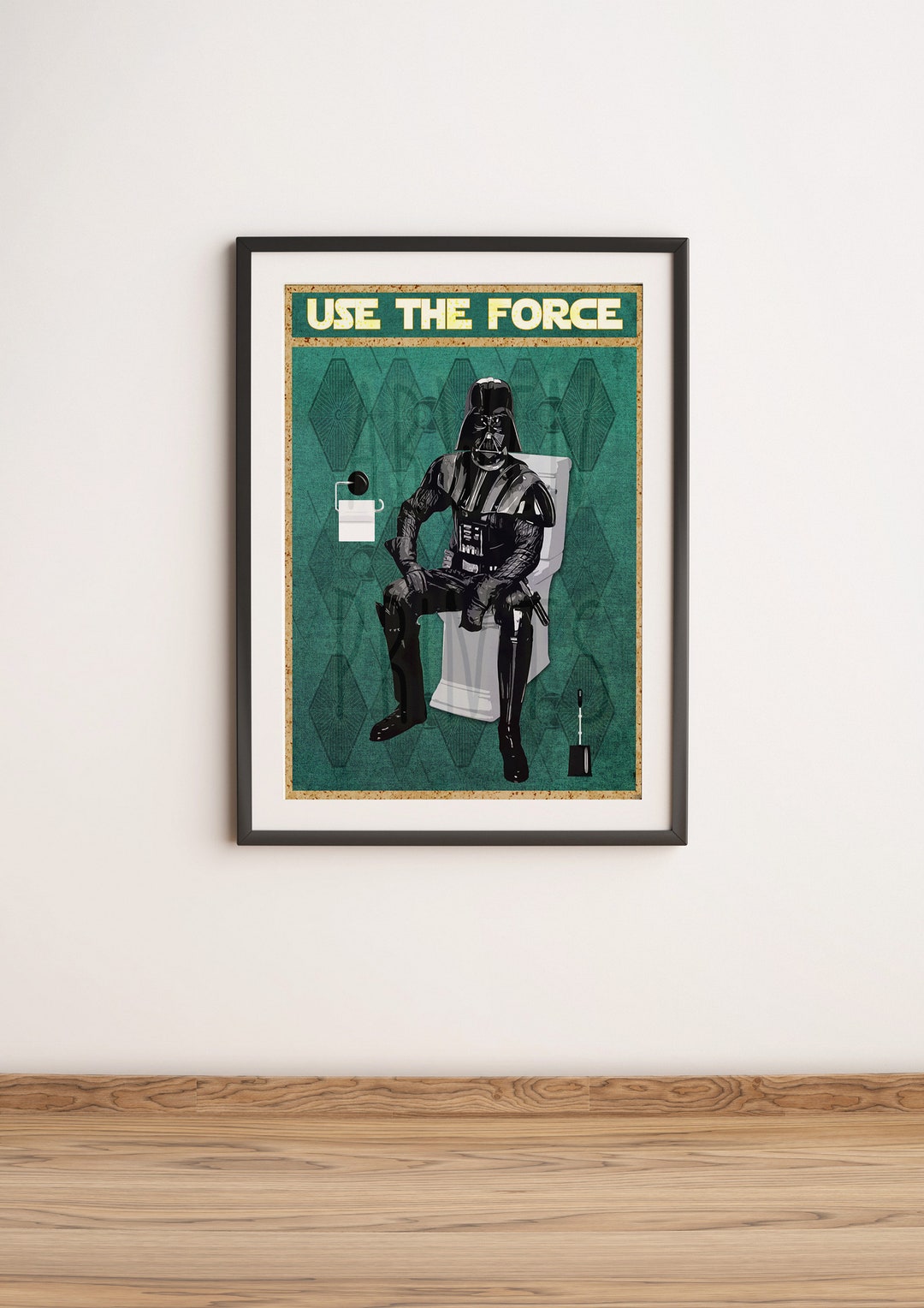 Star Wars Darth Vader Use the Force Art Poster Darth Vader - Etsy