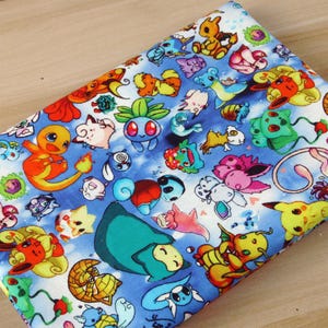 Pokemon Fabric Pocket Monster Fabric Cartoon Fabric Pure cotton Fabric by The Half Yard